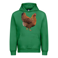 Emerald new hampshire red chicken Urban Hoodie - LillyAllenDesigns