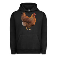 Pigment Black new hampshire red chicken Urban Hoodie - LillyAllenDesigns