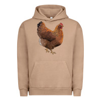 Pigment Burro new hampshire red chicken Urban Hoodie - LillyAllenDesigns