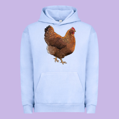 New Hampshire Red Chicken Urban Hoodie Designed By Lillyallendesigns