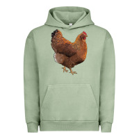 Pigment Oil Green new hampshire red chicken Urban Hoodie - LillyAllenDesigns
