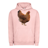 Pigment Salmon new hampshire red chicken Urban Hoodie - LillyAllenDesigns