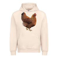 Sandshell new hampshire red chicken Urban Hoodie - LillyAllenDesigns