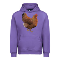 Tulip new hampshire red chicken Urban Hoodie - LillyAllenDesigns