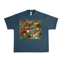 Midnight Navy tiger cowhide tumbler Urban Heavy Tee - BarkalooDesign
