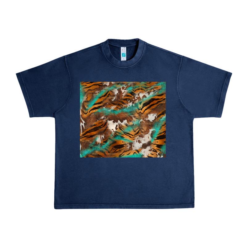 Tiger Cowhide Tumbler Urban Heavy Tee by BarkalooDesign | Teevron