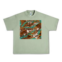 Oil Green tiger cowhide tumbler Urban Heavy Tee - BarkalooDesign
