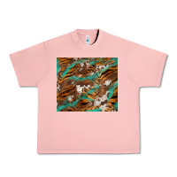 Salmon tiger cowhide tumbler Urban Heavy Tee - BarkalooDesign
