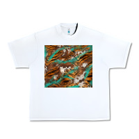 White tiger cowhide tumbler Urban Heavy Tee - BarkalooDesign