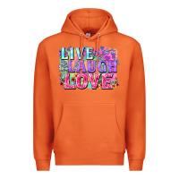 Carrot Live laugh love hippie Valentine's Day Premium Hoodie - FaDigitalArtStudio