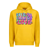 Lemon Live laugh love hippie Valentine's Day Premium Hoodie - FaDigitalArtStudio