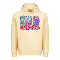 Pina Colada Live laugh love hippie Valentine's Day Premium Hoodie - FaDigitalArtStudio