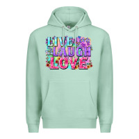 Seafoam Live laugh love hippie Valentine's Day Premium Hoodie - FaDigitalArtStudio