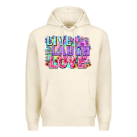 Tofu Live laugh love hippie Valentine's Day Premium Hoodie - FaDigitalArtStudio