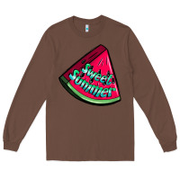 Chestnut sweet summer watermelon Long Sleeve Tee - NancyCooperArtShop