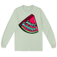 Matcha sweet summer watermelon Long Sleeve Tee - NancyCooperArtShop