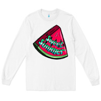 White sweet summer watermelon Long Sleeve Tee - NancyCooperArtShop