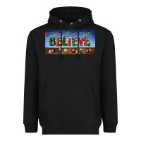 Black christmas believe license plate Heavyweight Hoodie - BundleAndBundleShop