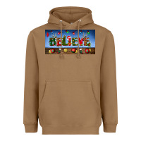 Toasted Coconut christmas believe license plate Heavyweight Hoodie - BundleAndBundleShop