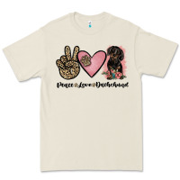 Bone peace love dachshund Premium Tee - JahusDesignShop