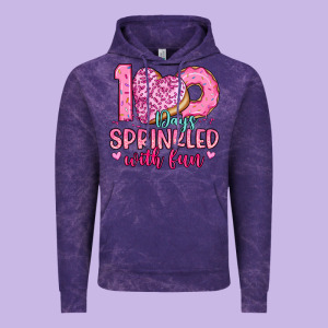 100 Days Sprinkled With Fun Vintage Hoodie Designed By Artiststas