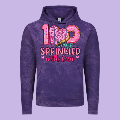 100 Days Sprinkled With Fun Vintage Hoodie Designed By Artiststas