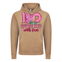 Vintage Coffee 100 days sprinkled with fun Vintage Hoodie - Artiststas