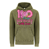 Vintage Olive 100 days sprinkled with fun Vintage Hoodie - Artiststas