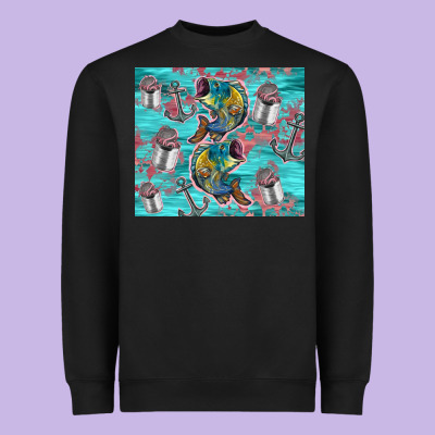 Fish Lures Heavyweight Sweatshirt Designed By Tumblerdesignbyshophia