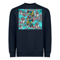 Navy fish lures Heavyweight Sweatshirt - TumblerDesignByShophia
