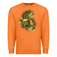 Carrot camouflage and leopard patch  1 Premium Sweatshirt - BundleAndBundleShop