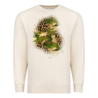 Sandshell camouflage and leopard patch  1 Premium Sweatshirt - BundleAndBundleShop