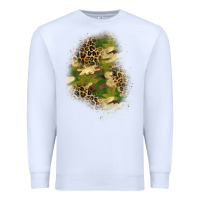 White camouflage and leopard patch  1 Premium Sweatshirt - BundleAndBundleShop