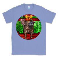 Colony Blue christmas pig Classic Tee - LillyAllenDesigns