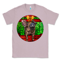 Lilac christmas pig Classic Tee - LillyAllenDesigns