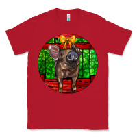 Red christmas pig Classic Tee - LillyAllenDesigns