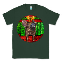 Sports Green christmas pig Classic Tee - LillyAllenDesigns