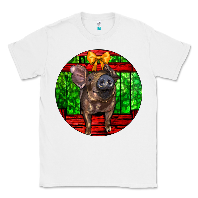 Christmas Pig Classic Tee by LillyAllenDesigns | Teevron