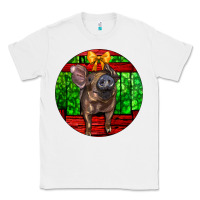 White christmas pig Classic Tee - LillyAllenDesigns