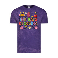 Cloud Purple 100 days of school Vintage Tee - Artiststas