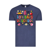 Vintage Denim 100 days of school Vintage Tee - Artiststas
