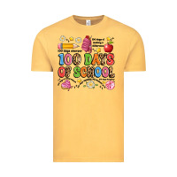 Vintage Mustard 100 days of school Vintage Tee - Artiststas