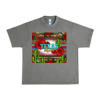 Texas Chica With Roses Urban Heavy Tee | Teevron
