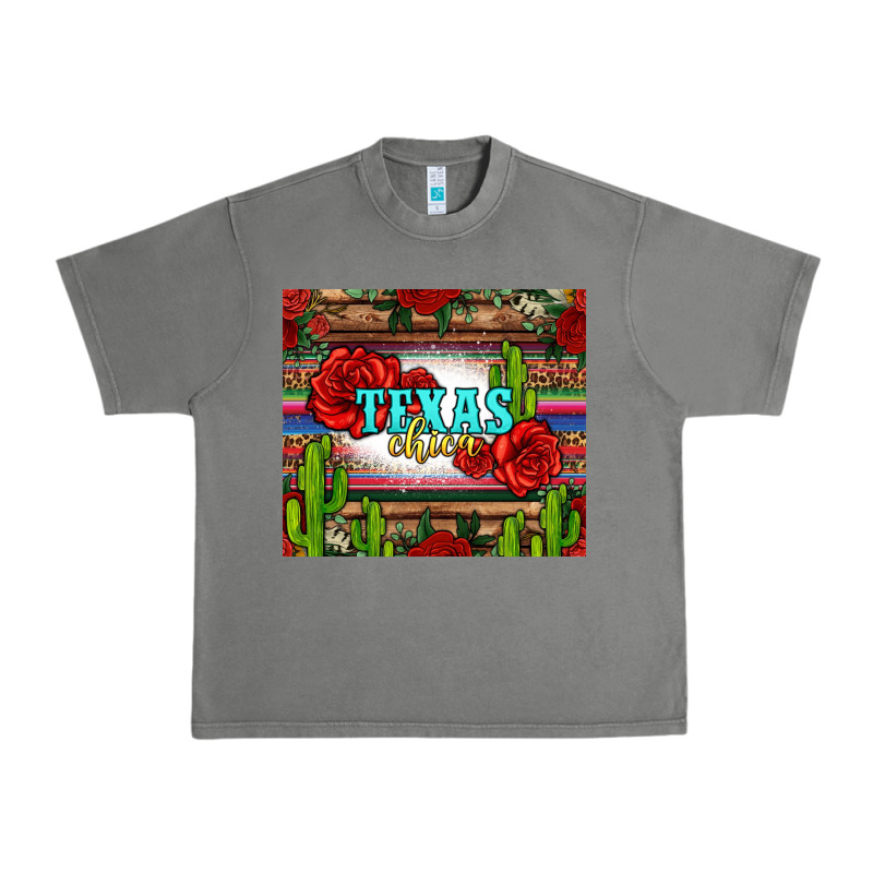 Texas Chica With Roses Urban Heavy Tee by Jasminsmagicworld | Teevron