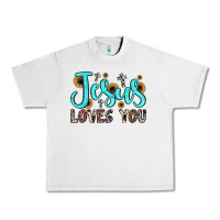 Lunar Rock jesus loves you Urban Heavy Tee - JahusDesignShop