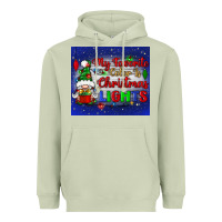 Matcha my favorite color is Christmas lights Heavyweight Hoodie - BundleAndBundleShop