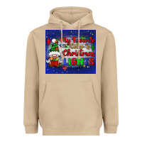 Mushroom my favorite color is Christmas lights Heavyweight Hoodie - BundleAndBundleShop