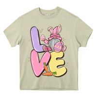 Mossy love easter gnome Heavy Core Tee - MaliasSmallBusiness