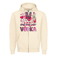Sandshell v is for vodka Zipper Hoodie - OliviaCreatesArt