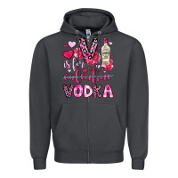 Smoke v is for vodka Zipper Hoodie - OliviaCreatesArt